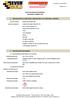 FICHA DE DADOS DE SEGURANÇA ANCORANTE QUÍMICO IDENTIFICAÇÃO DA SUBSTÂNCIA / PREPARAÇÃO E DA COMPANHIA / EMPRESA