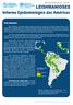 LEISHMANIOSES. Informe Epidemiológico das Américas. Introdução