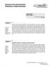 EXCESSO DE PESO EM ADOLESCENTES: PREVALÊNCIA E FATORES ASSOCIADOS. Originais OVERWEIGHT ADOLESCENTS: PREVALENCE AND RELATED FACTORS