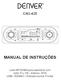 CAU-420 MANUAL DE INSTRUÇÕES. Leitor MP3/WMA para automóvel com rádio PLL FM - Estéreo, RDS USB / SD/MMC / Entrada Auxiliar Frontal