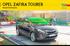 OPEL ZAFIRA TOURER. Manual de Instruções