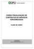 CURSO FISCALIZAÇÃO DE CONTRATOS DE SERVIÇOS TERCEIRIZADOS