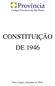 CONSTITUIÇÃO DE 1946