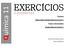 EXERCÍCIOS. Química 11. e problemas Exames Testes intermédios Professor Luís Gonçalves