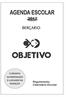 AGENDA ESCOLAR 2017 BERÇÁRIO. Regulamento. Calendário Escolar O DESAFIO DA RENOVAÇÃO E A SOLIDEZ DA TRADIÇÃO