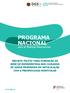 PROGRAMA NACIONAL. para as Doenças Respiratórias