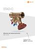 STAD-C. Válvulas de balanceamento DN 15-50