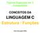 LINGUAGEM C Estrutura / Funções