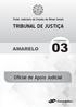OFICIAL DE APOIO JUDICIAL (TIPO 3 AMARELA) PROVA APLICADA EM
