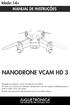 MANUAL DE INSTRUÇÕES NANODRONE VCAM HD 3