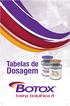 0,1 ml= 10U. 0,1 ml= 5U. 0,1 ml= 2,5U. Reconstituição de BOTOX 100 U. Reconstituição em 1 ml. Reconstituição em 2 ml. Reconstituição em 4 ml