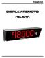 DISPLAY REMOTO DR-500