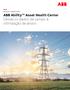 PRODUCT BROCHURE. ABB Ability TM Asset Health Center Desde os dados de campo à otimização de ativos