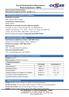 FICHA DE INFORMAÇÕES DE SEGURANÇA DE PRODUTOS QUÍMICOS FISPQ Nome do Produto: Silicone Acético Data da última revisão: 03/11/2015 Revisão n : 02