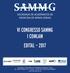 VI CONGRESSO SAMMG I COMLAM EDITAL 2017