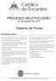 PROCESSO SELETIVO 2018/1 22 de outubro de Caderno de Provas