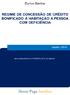Título: Regime de concessão de crédito bonificado à habitação a pessoa com deficiência