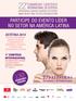 27 Palestras. 1º Simpósio Internacional de Cosmetologia Aplicada a Estética Facial e Corporal Cosmobeauty. nacionais e internacionais