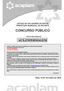 ESTADO DO RIO GRANDE DO NORTE PREFEITURA MUNICIPAL DE ENCANTO CONCURSO PÚBLICO PROVA PARA CARGO DE: AUX.ENFERMAGEM