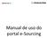 Manual de uso do portal e-sourcing