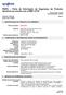 FISPQ Ficha de Informação de Segurança de Produtos Químicos em acordo com a NBR Data da revisão: 14/01/08 Data da impressão: 13/8/2013