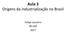Aula 3 Origens da industrialização no Brasil. Felipe Loureiro IRI-USP 2017