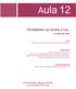 Aula 12 PATRIMÔNIO DE PEDRA E CAL: A ARQUITETURA. Verônica Maria Meneses Nunes Luís Eduardo Pina Lima