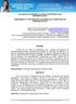 AVALIAÇÃO DA PRESENÇA OU NÃO DE ESTRESSE E SUA SINTOMATOLOGIA ASSESSMENT OF THE PRESENCE OR ABSENCE OF STRESS AND ITS SYMPTOMATOLOGY