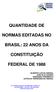 QUANTIDADE DE NORMAS EDITADAS NO BRASIL: 22 ANOS DA CONSTITUIÇÃO FEDERAL DE 1988