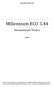 MILLENNIUM NETWORK. Millennium ECO Documentação Técnica 05/2017