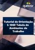 Tutorial de Orientação S-1060 Tabela de Ambientes de Trabalho