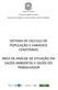 SISTEMA DE CÁLCULO DE POPULAÇÃO E VARIÁVEIS CENSITÁRIAS