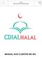TÍTULO: Manual do Cliente de Certificação Halal. MC 003 Rev:01 Pg 1 MANUAL DOS CLIENTES MC 003