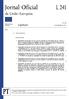 Jornal Oficial da União Europeia L 241. Legislação. Atos não legislativos. 60. o ano. Edição em língua portuguesa. 20 de setembro de 2017.