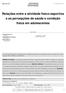 Relações entre a atividade físico-esportiva e as percepções de saúde e condição física em adolescentes