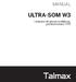 MANUAL ULTRA-SOM W3. Limpeza de peças metálicas, prótese total e PPR