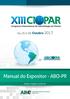 Manual do Expositor - ABO-PR