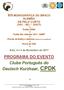 PROGRAMA DO EVENTO Clube Português do Deutsch Kurzhaar, CPDK