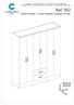 Ref. 592 Ropero 6 Puertas / 6-Door Wardrobe / Roupeiro 6 Portas