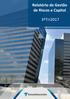 Relatório de Gestão de Riscos e Capital. 3ºTri2017