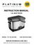 INSTRUCTION MANUAL 1.0L DEEP FRYER MODEL: (DF-602) EAN: INDOOR HOUSEHOLD USE ONLY