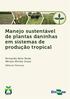 Manejo sustentável de plantas daninhas em sistemas de produção tropical