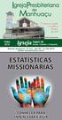 ESTATÍSTICAS MISSIONÁRIAS