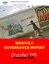 Monthly Governance Report is prepared by the Democratic Governance Support Unit-DGSU United Nations Integrated Mission in TimorLeste- UNMIT Updated