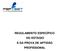 REGULAMENTO ESPECÍFICO DO ESTÁGIO E DA PROVA DE APTIDÃO PROFISSIONAL