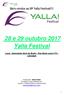 28 e 29 outubro 2017 Yalla Festival