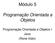 Módulo 5. Programação Orientada a Objetos. Programação Orientada a Objetos I Java (Rone Ilídio)