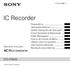 IC Recorder ICD-PX820