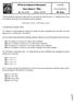 8ª Ficha de Avaliação de Conhecimentos Turma: 11ºA. Física e Química A - 11ºAno