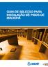 GUIA DE SELEÇÃO PARA INSTALAÇÃO DE PISOS DE MADEIRA